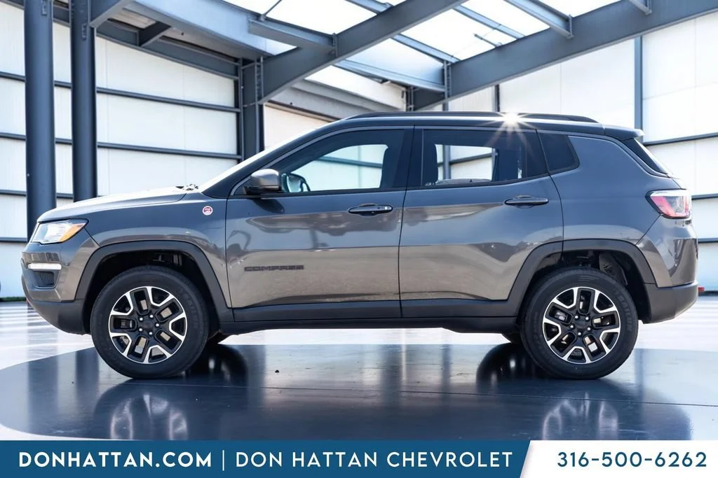 Used 2020 Jeep Compass Trailhawk with VIN 3C4NJDDB8LT123767 for sale in Park City, KS