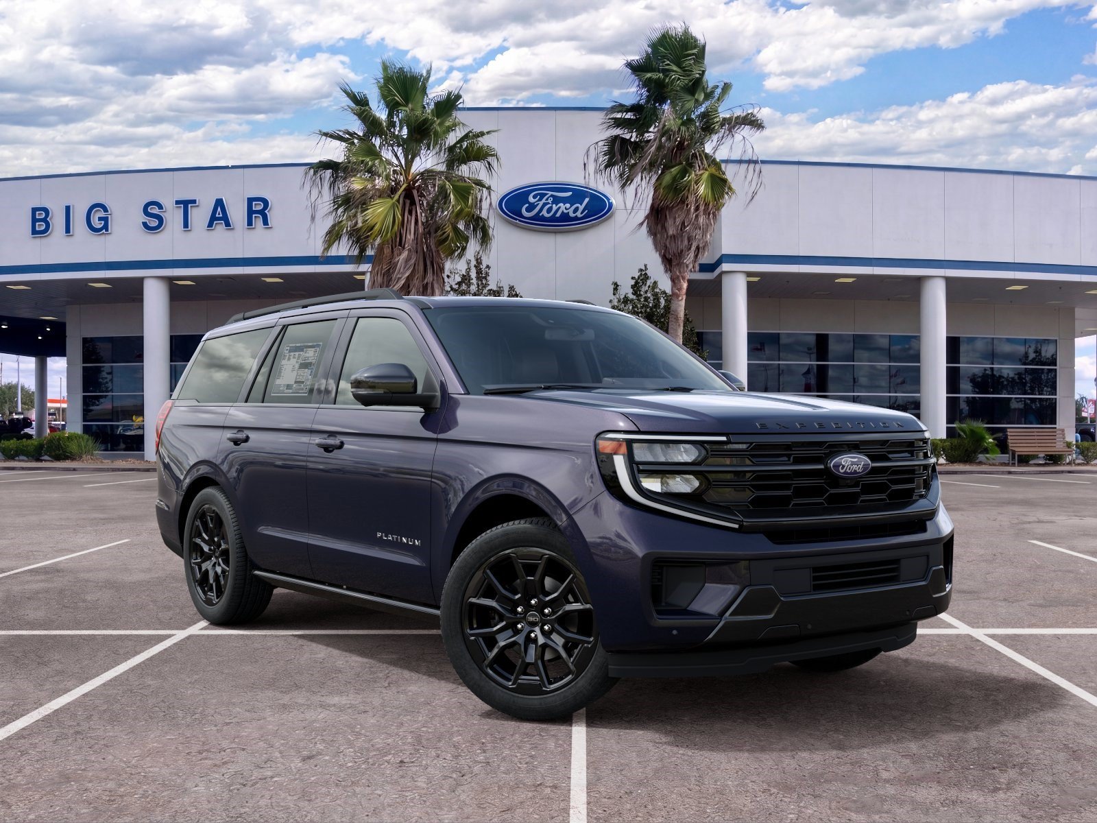 New 2027 Blue Ember Metallic Ford Platinum image 4