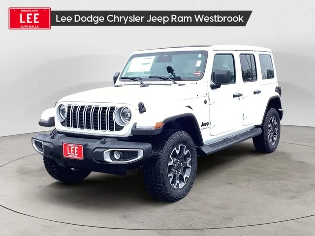 New 2026 Bright White Clearcoat Jeep 4-DOOR SAHARA image 1