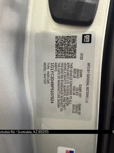 Used 2023 Silver Chevrolet Stingray image 33