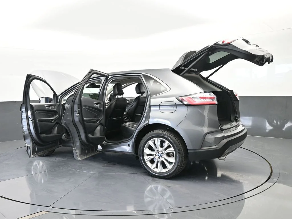 Used 2022 Gray Metallic Ford Titanium image 80