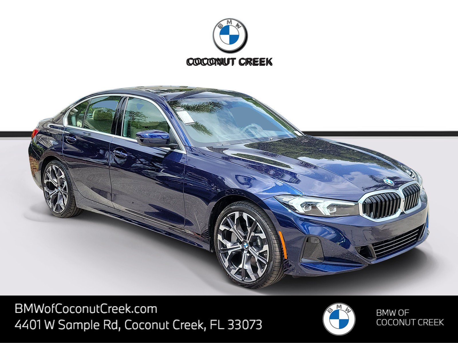 New 2026 Tanzanite Blue II Metallic BMW 330i NA image 1