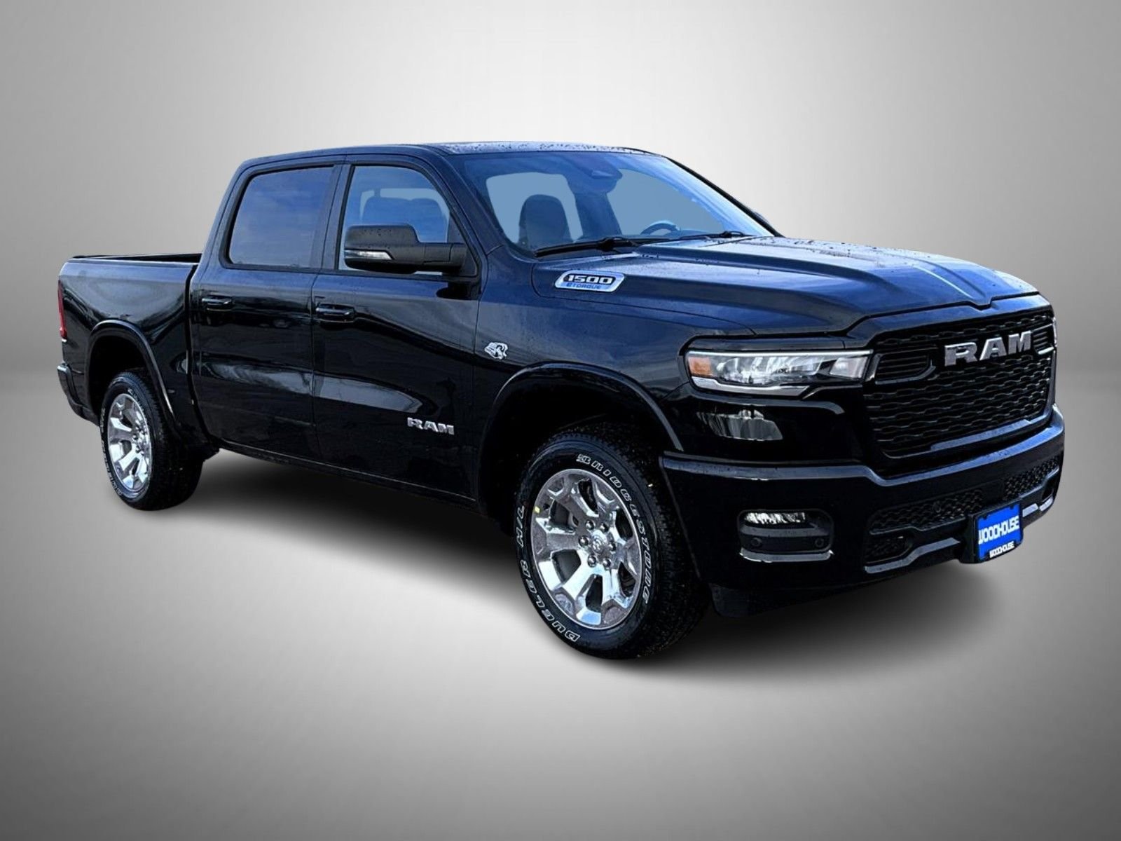 New 2026 Diamond Black Crystal Pearl-Coat Exterior Paint RAM Big Horn/Lone Star image 3
