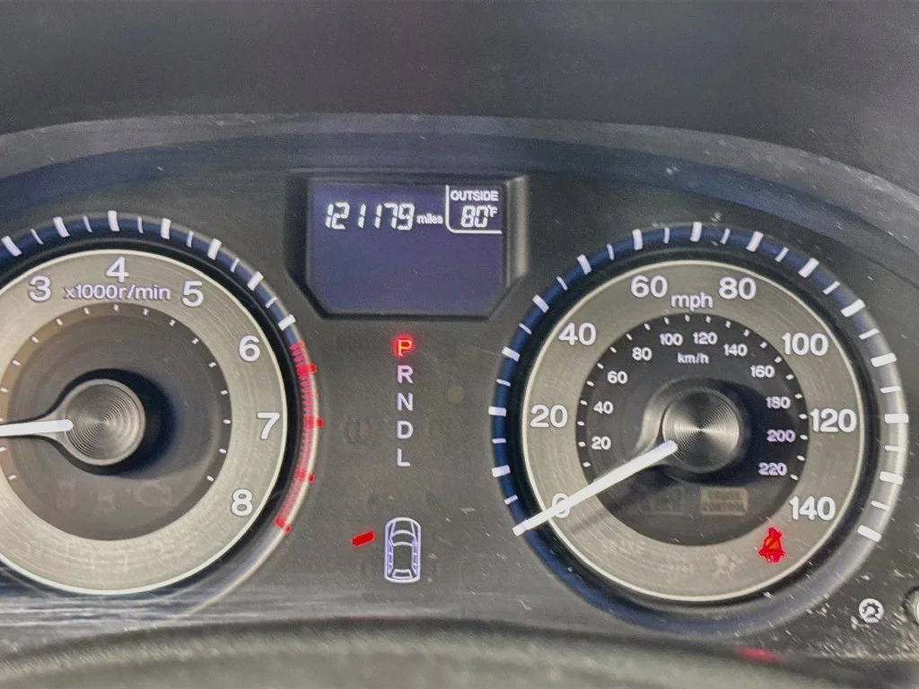 Used 2013 Dark Cherry Pearl Honda EX image 15