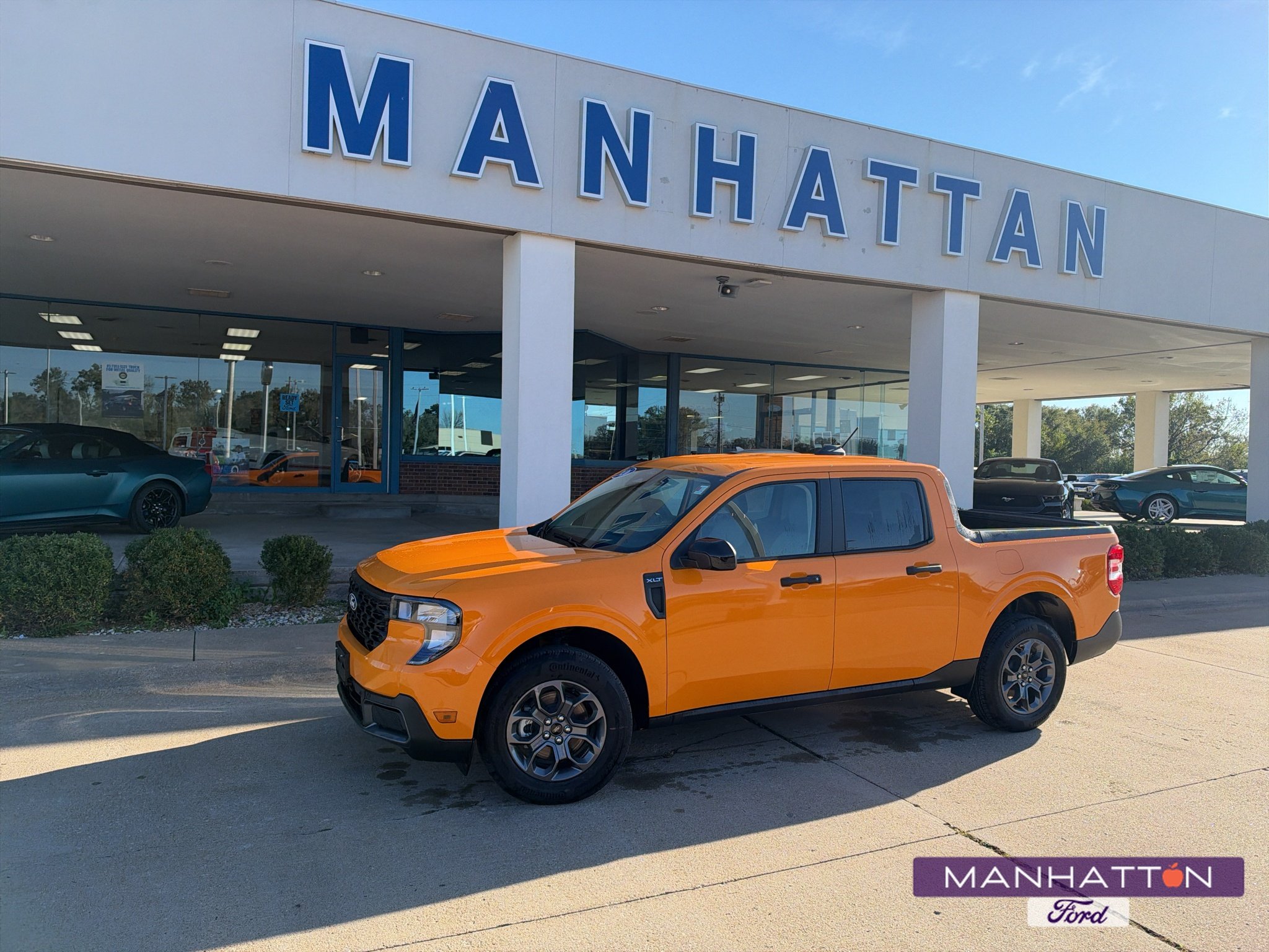 New 2026 Orange Fury Metallic Tri-Coat Ford XLT image 1