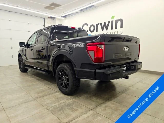 New 2026 Agate Black Metallic Ford XLT image 3