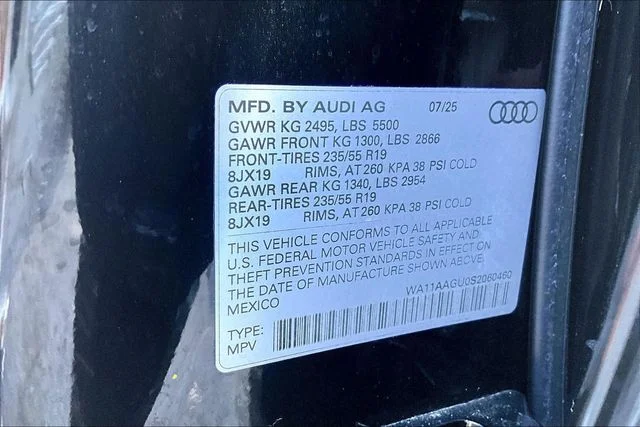 Used 2025 Black Audi 2.0T Premium image 19