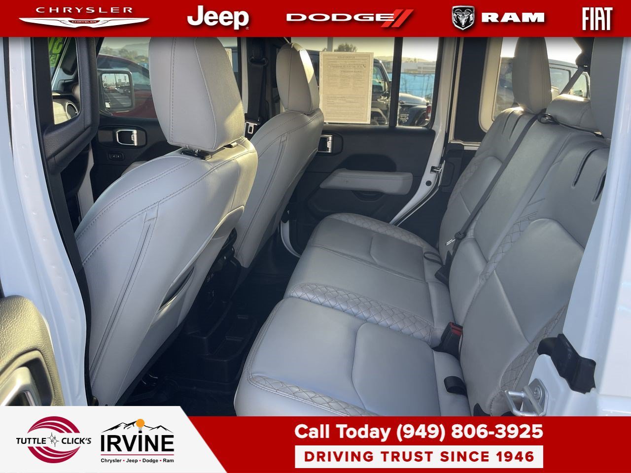 Used 2021 Bright White Clearcoat Jeep Unlimited Sahara High Altitude image 19