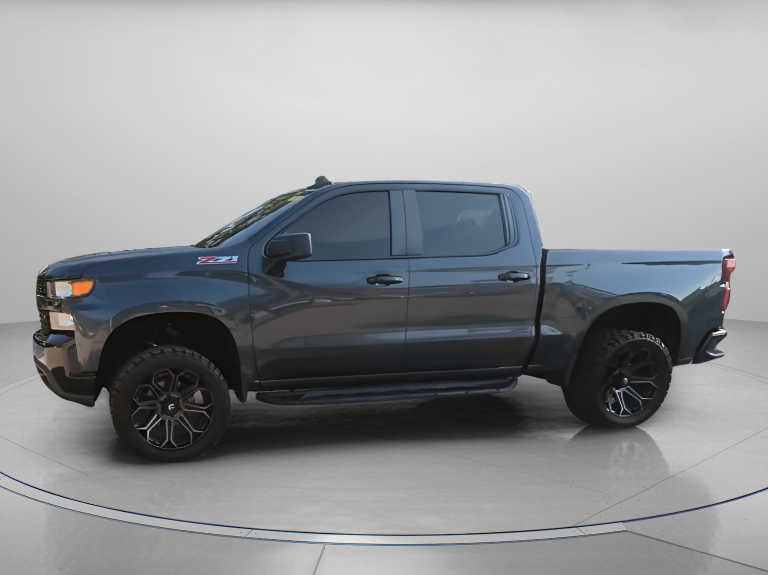 Certified Used 2019 Shadow Gray Metallic Chevrolet Custom Trail Boss Crew Cab Pickup image 14