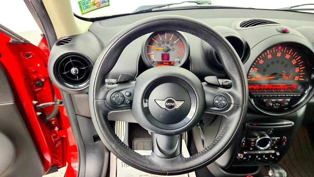 Used 2016 Chili Red MINI ALL4 w/ Steptronic Auto, White Roof & Bonnet Stripes image 14