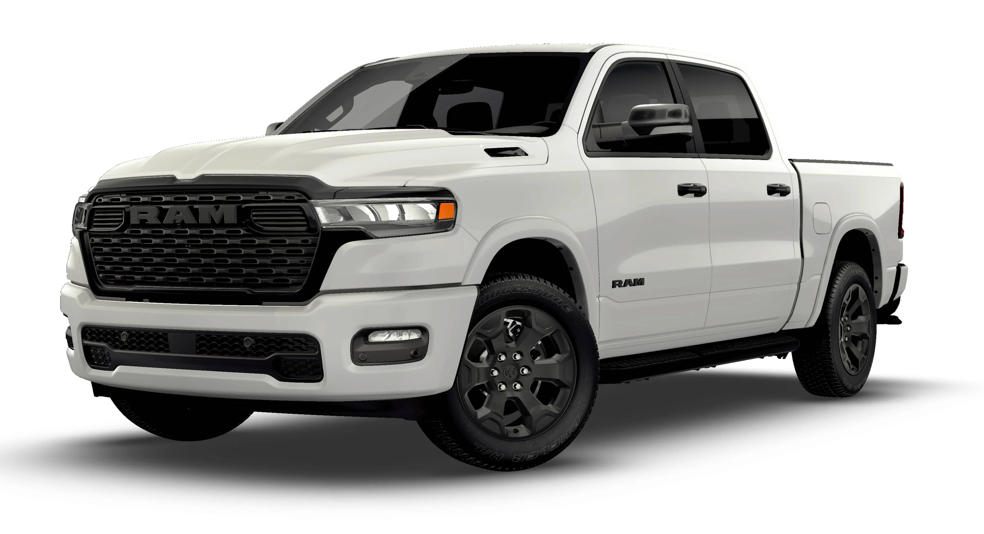 New 2026 Bright White Clear-Coat Exterior Paint RAM Big Horn image 13