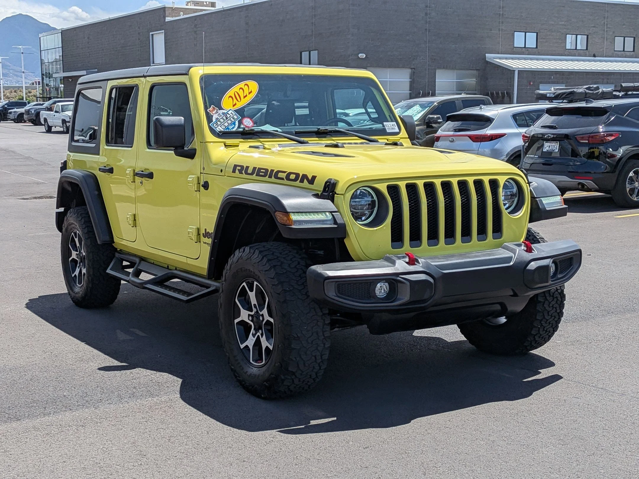 Used 2022 High Velocity Clearcoat Jeep Unlimited Rubicon image 8