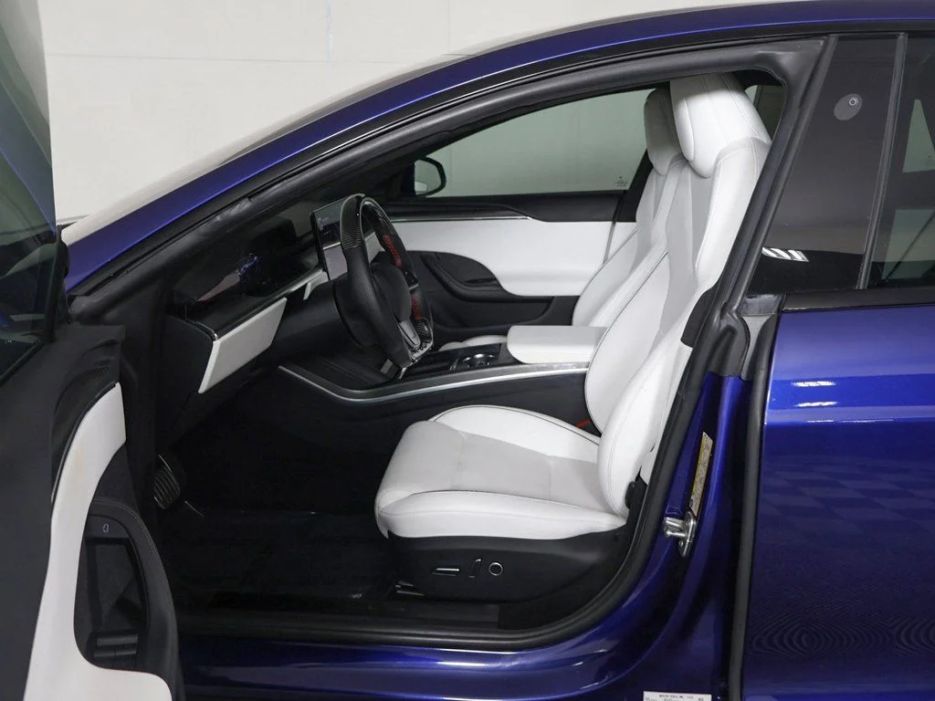 Used 2023 Blue Tesla Plaid image 30