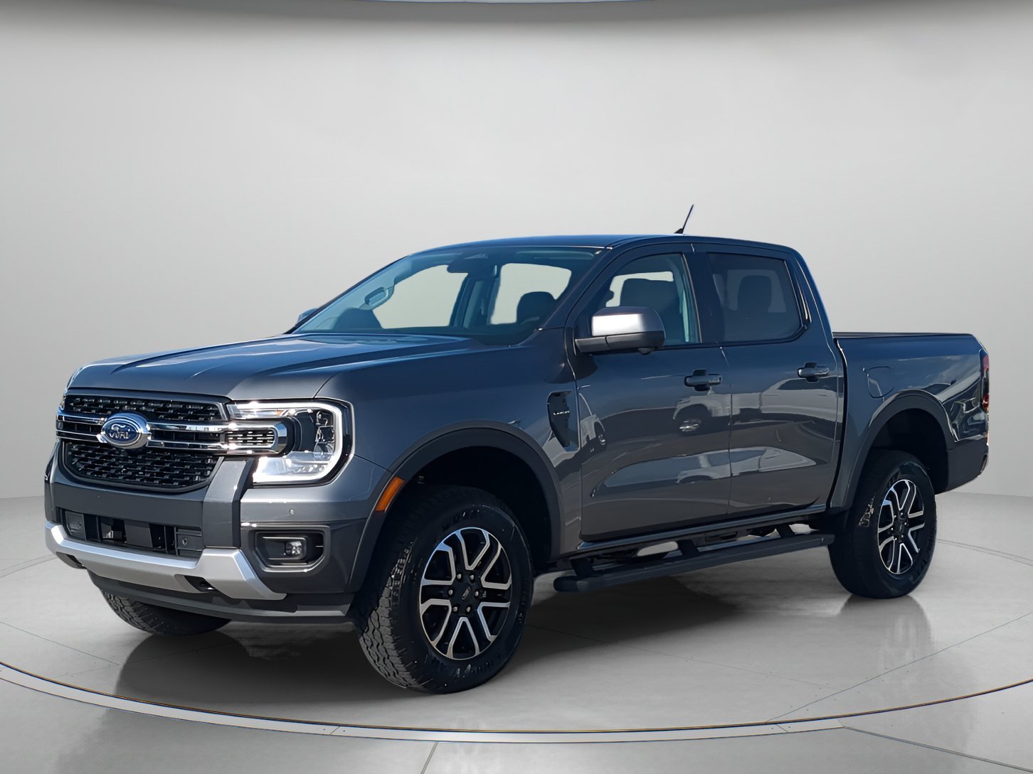 New 2026 Carbonized Gray Metallic Ford Lariat® image 1