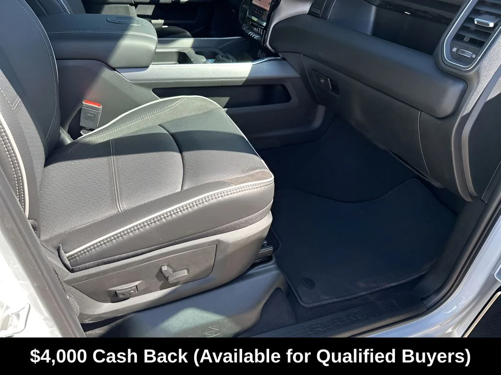 New 2026 Bright White Clear-Coat Exterior Paint RAM Laramie image 17