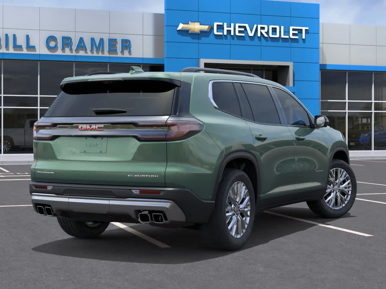 New 2027 Trailstone Green Metallic GMC Elevation image 4