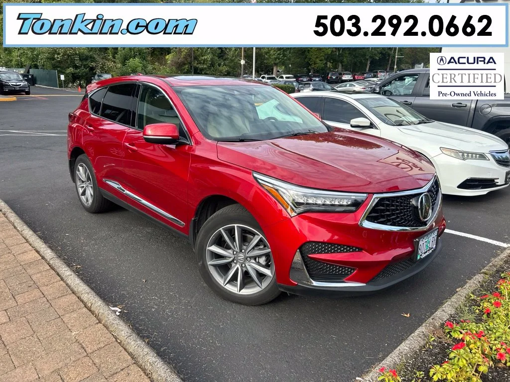 Certified Used 2019 Performance Red Pearl Acura SH-AWD with Technology Package image 1