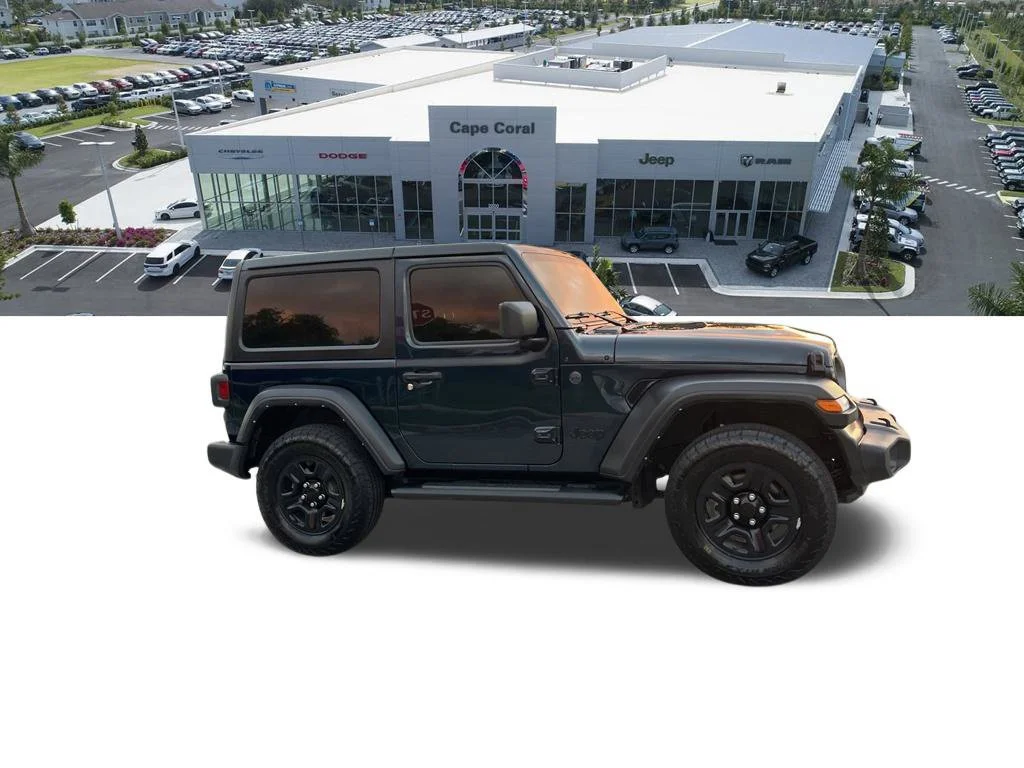 Certified Used 2025 Blue Jeep Sport image 4