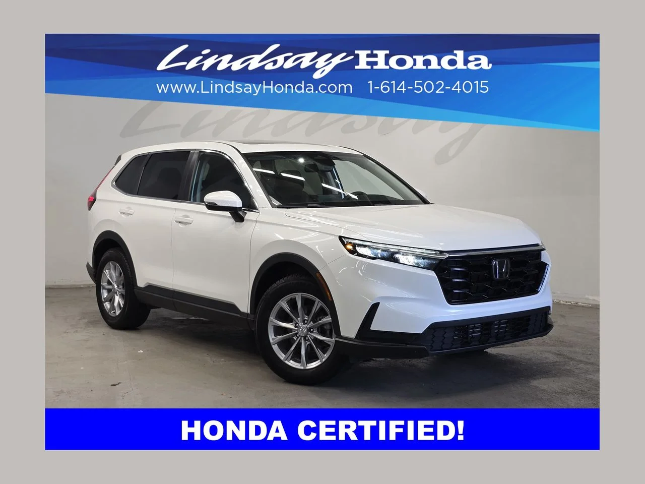 Certified Used 2023 Platinum White Pearl Honda EX image 1