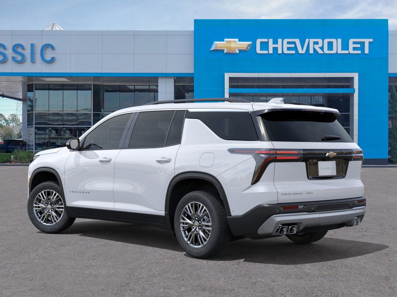 2025 Chevrolet Traverse LT White at Classic Elite Chevrolet Hwy 6