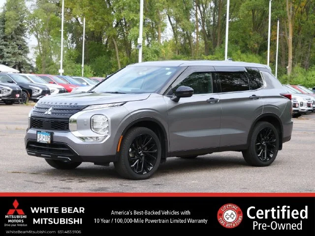 Certified Used 2022 Mercury Gray Metallic Mitsubishi Black Edition image 2