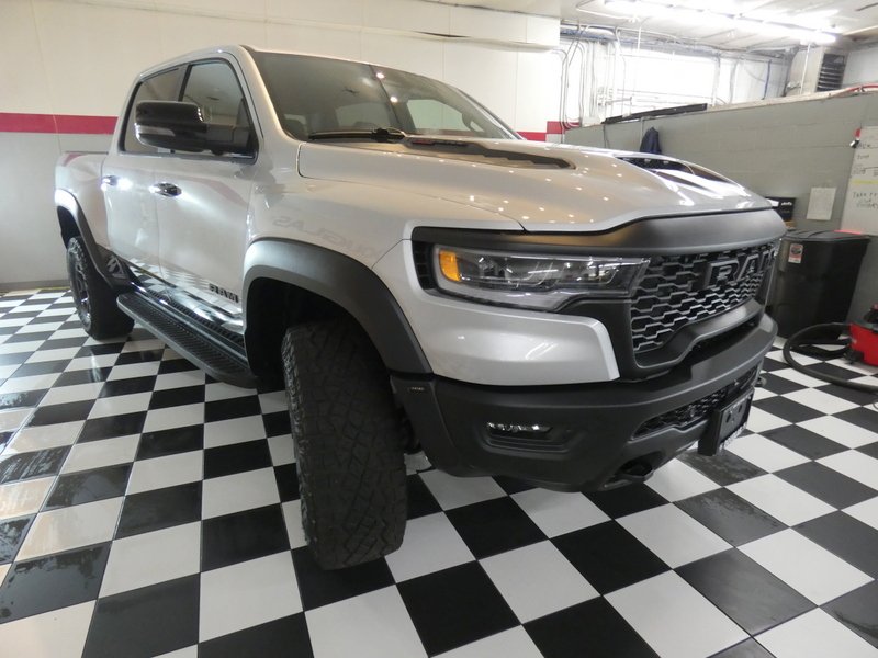 New 2026 Silver Zynith Exterior Paint RAM RHO 4x4 Crew Cab 5