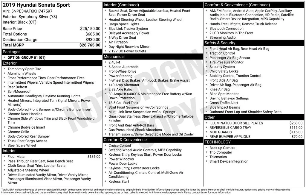 Used 2019 Silver Hyundai Sport image 6