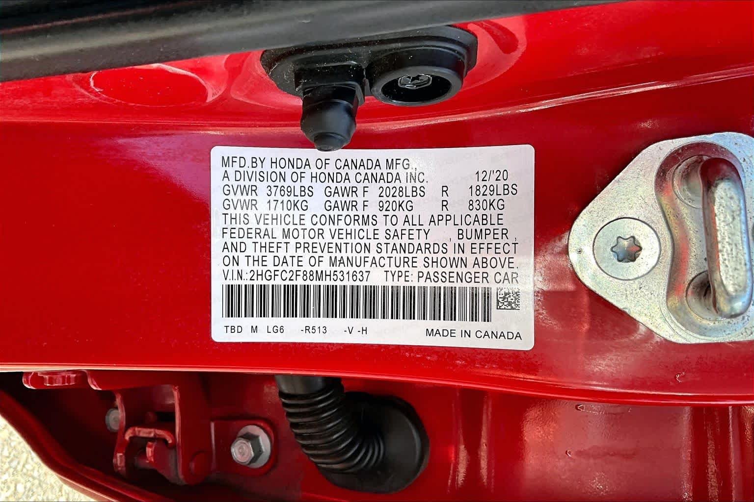 Used 2021 Rallye Red Honda Sport image 34