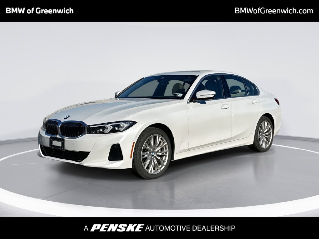 Certified Used 2024 White Metallic BMW 330i xDrive image 1