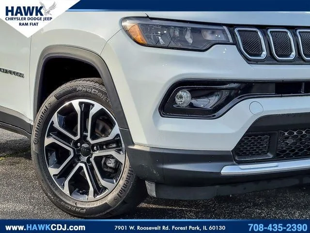 Used 2022 White Jeep Limited image 3