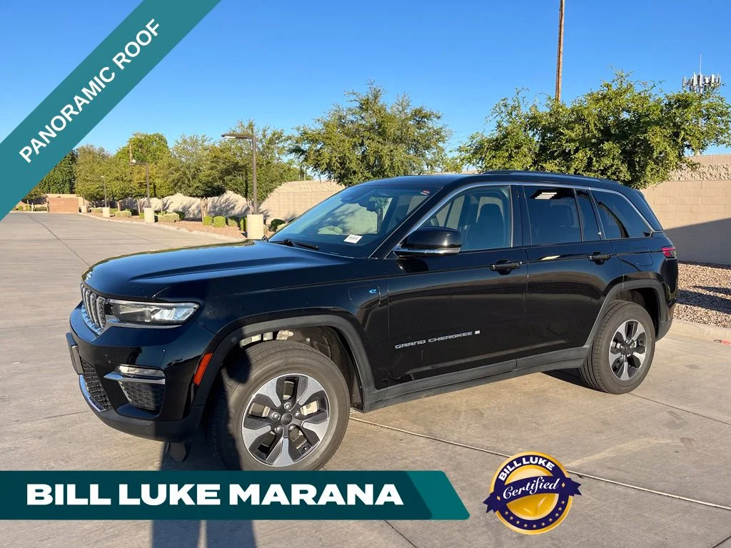 Certified Used 2024 Black Jeep 4xe image 1