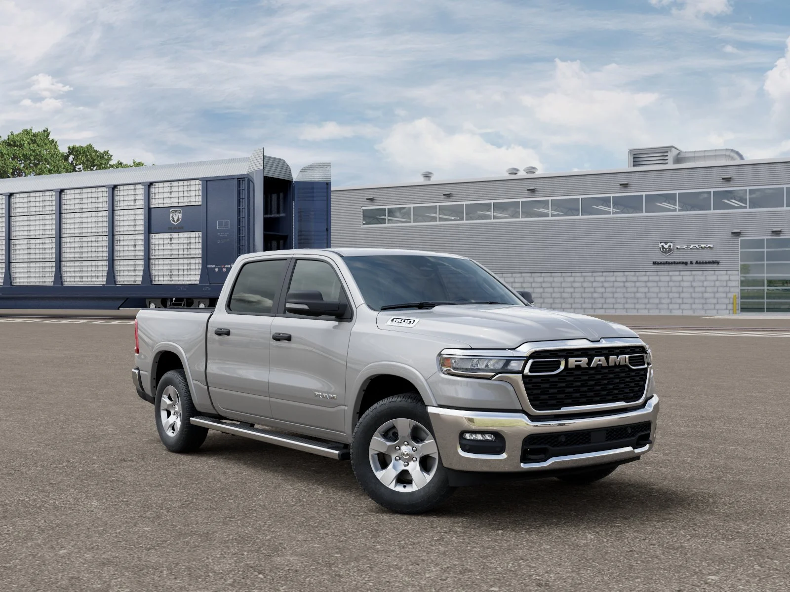 New 2026 Silver Zynith Exterior Paint RAM Big Horn/Lone Star image 3