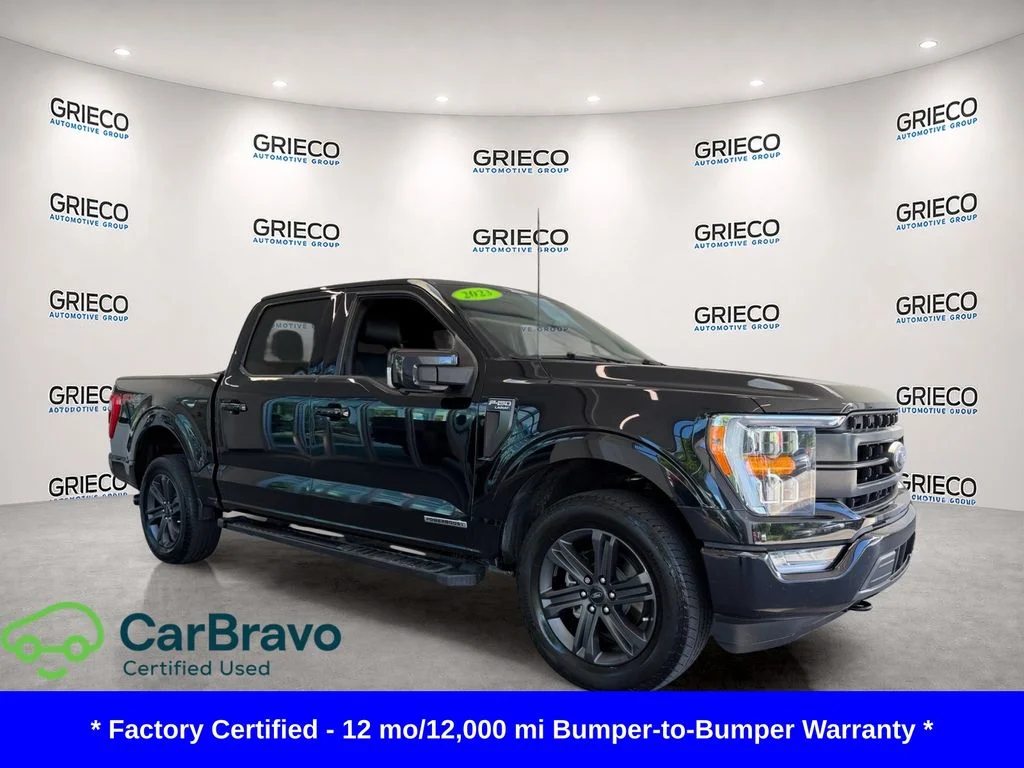 Certified Used 2023 Black Ford Lariat image 1