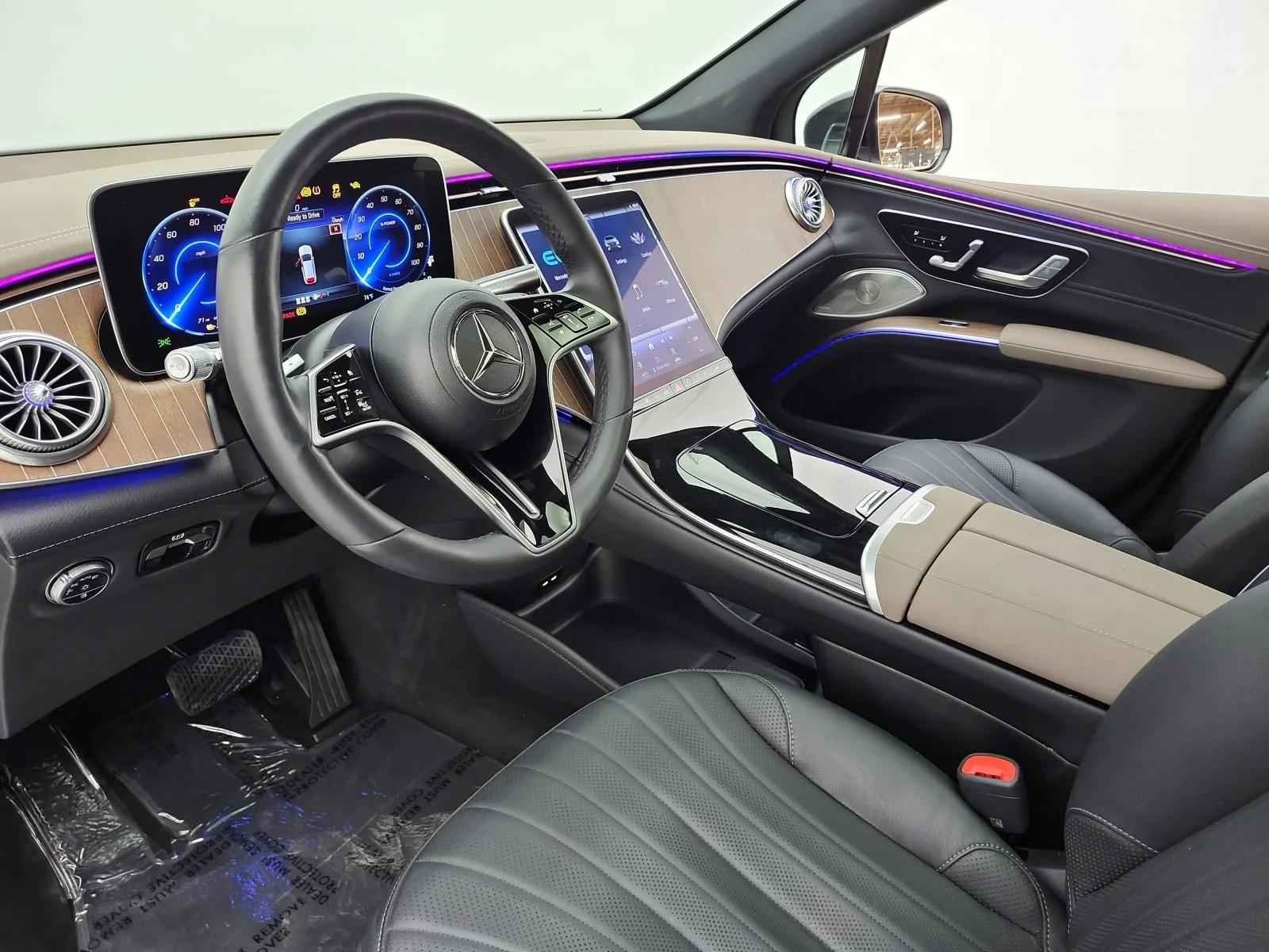 Used 2023 Obsidian Black Metallic Mercedes-Benz EQS 450 4MATIC® SUV image 12