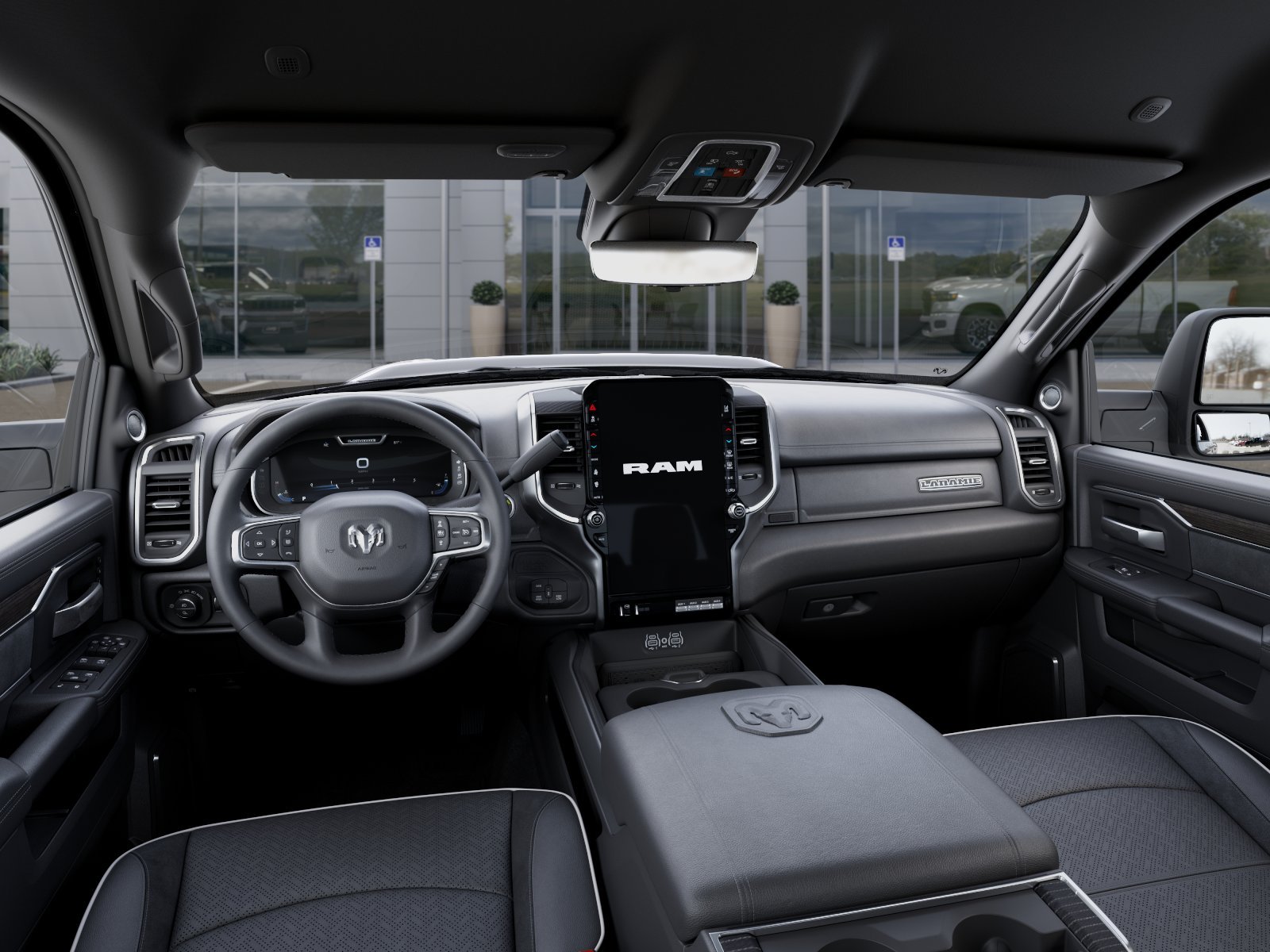 New 2025 Granite Crystal Metallic Clear-Coat Exterior Paint RAM Laramie image 27