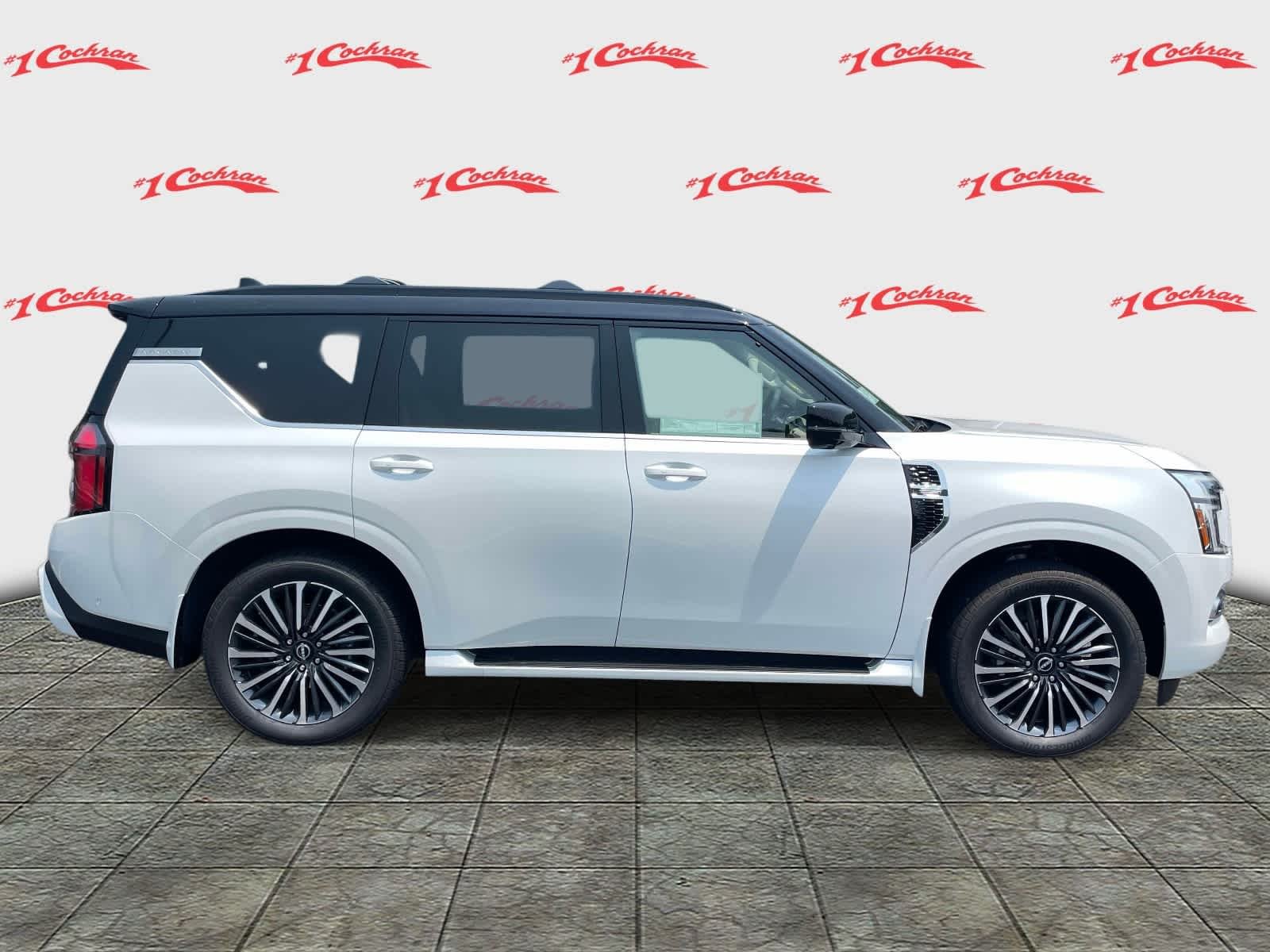 New 2026 Everest White Pearl Tricoat/Super Black Nissan Platinum Reserve image 6