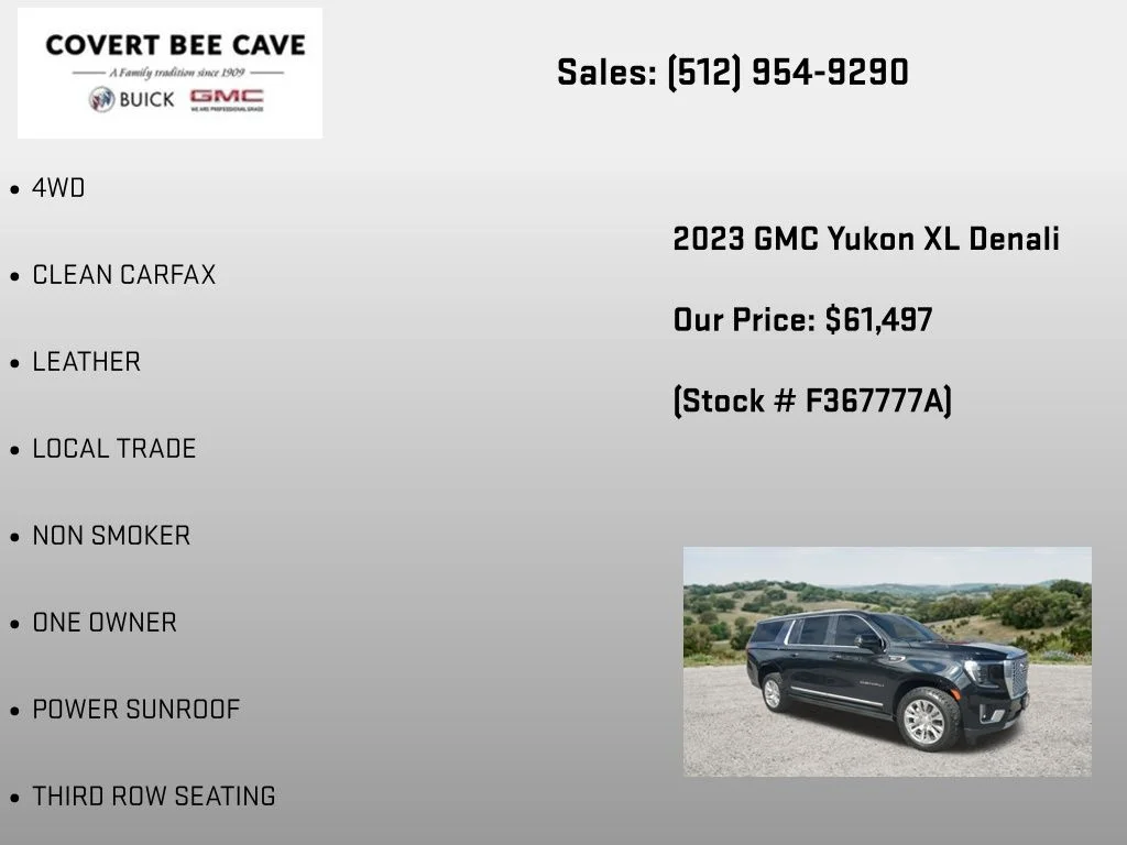 Used 2023 Black GMC Denali image 6