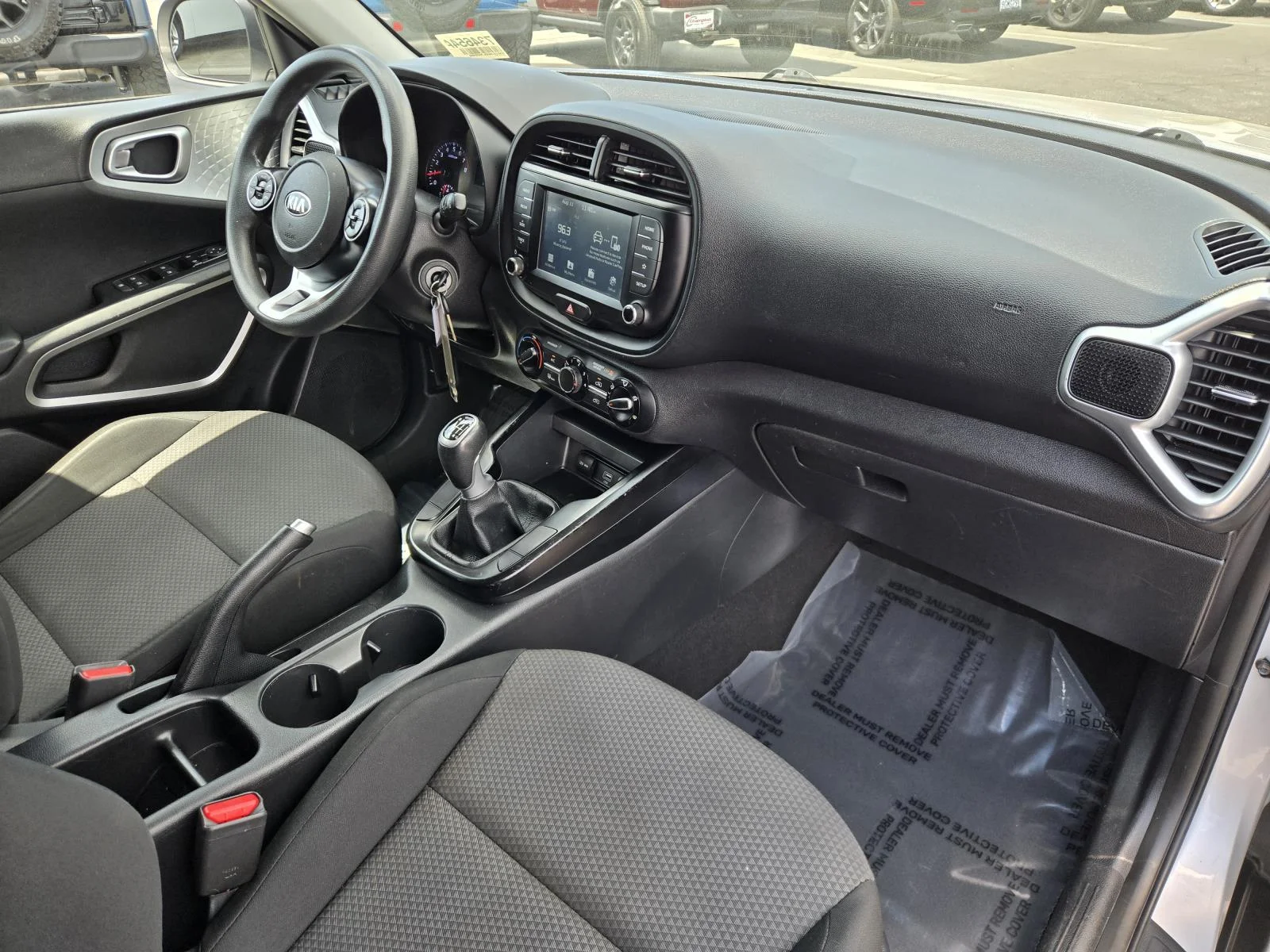 Used 2020 Sparkling Silver Kia LX Manual image 27