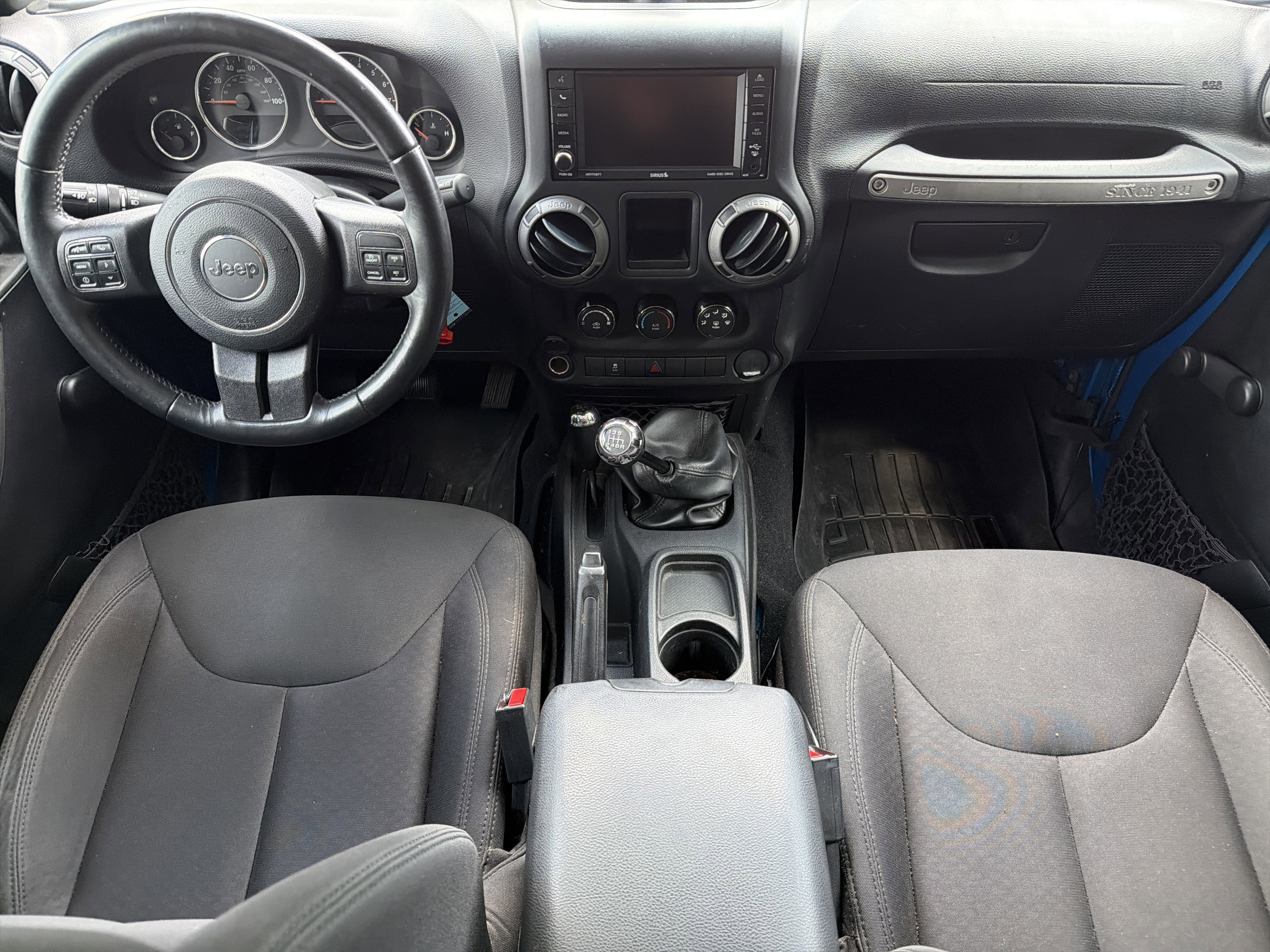 Used 2016 Hydro Blue Pearlcoat Jeep Willys Wheeler image 3