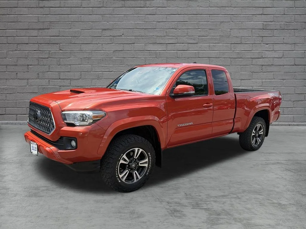 Used 2018 Inferno Red Toyota TRD Sport image 1