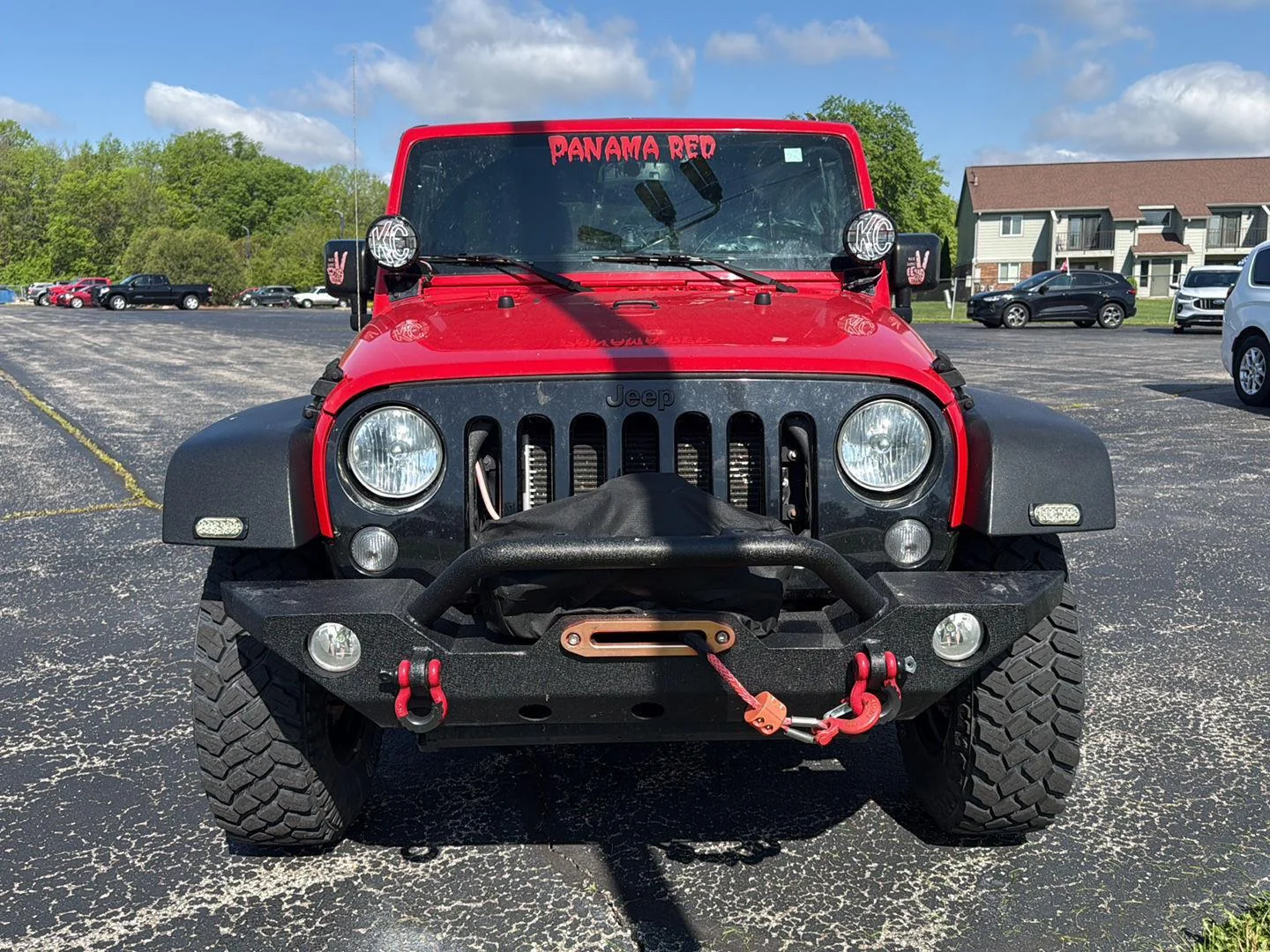 Used 2017 Firecracker Red Jeep Willys Wheeler image 2
