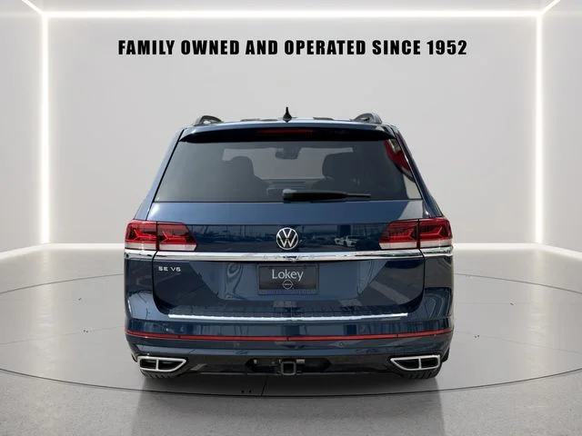 Used 2021 Blue Volkswagen 3.6L V6 SE w/Technology R-Line image 6