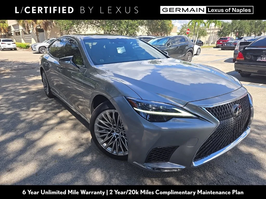 Certified Used 2024 Silver Lexus 500 Base image 1