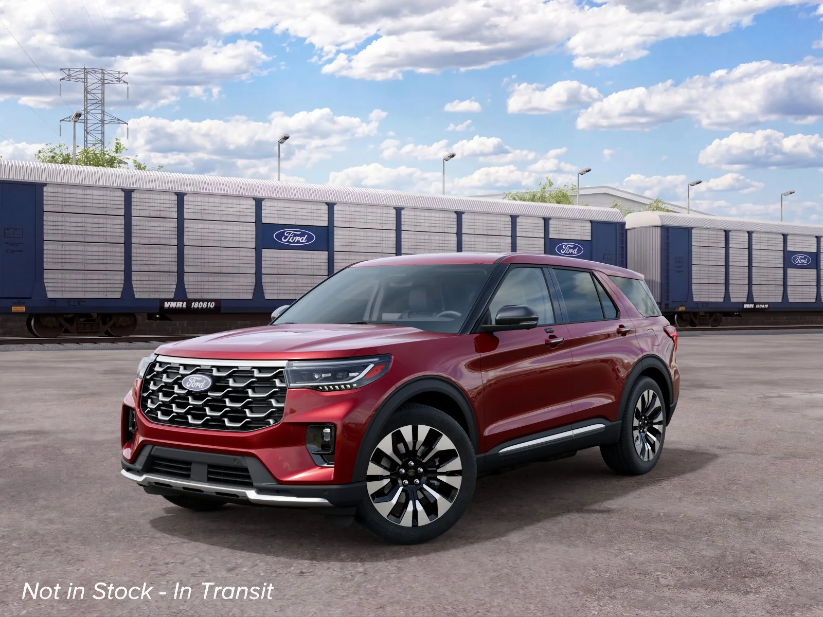 New 2027 Ruby Red Metallic Tinted Clearcoat Ford Platinum™ image 2