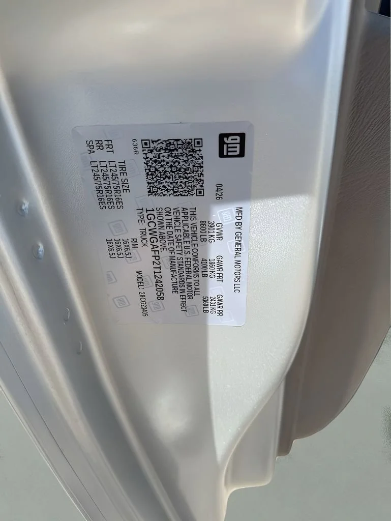 New 2026 Silver Ice Metallic Chevrolet WT image 34