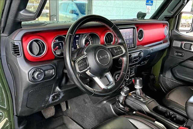 Used 2021 Green Jeep Unlimited Rubicon image 14