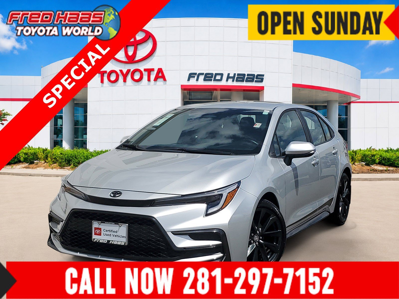 Used 2025 Silver Toyota SE image 1