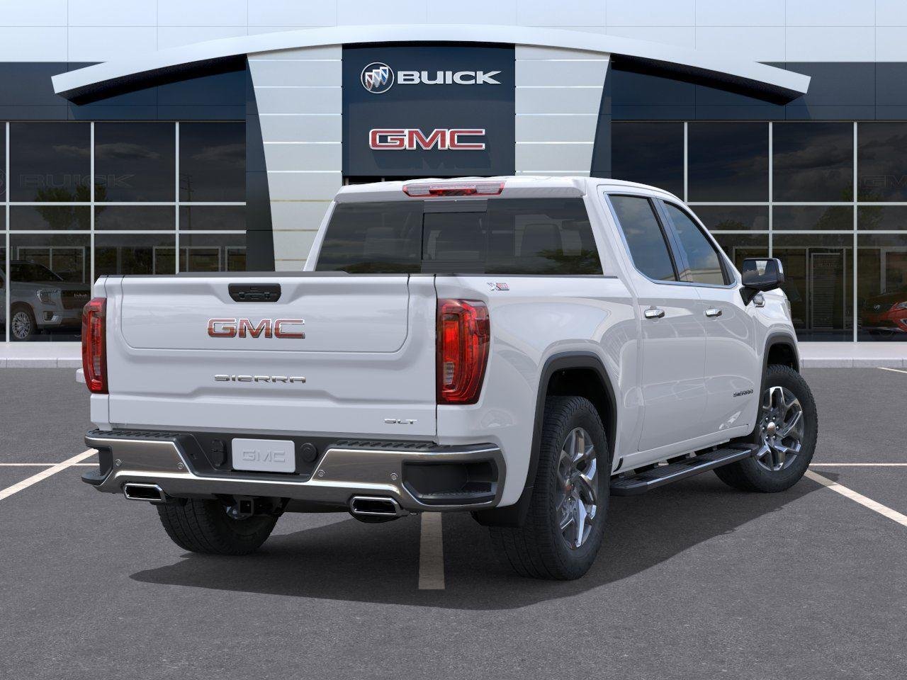 New 2026 Glacier White Tricoat GMC SLT image 4