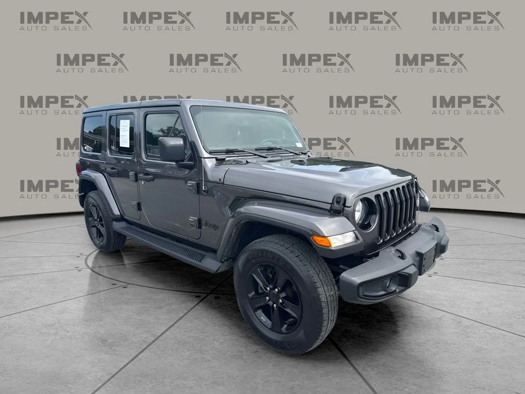 Used 2020 Gray Jeep Unlimited Sahara Altitude image 4