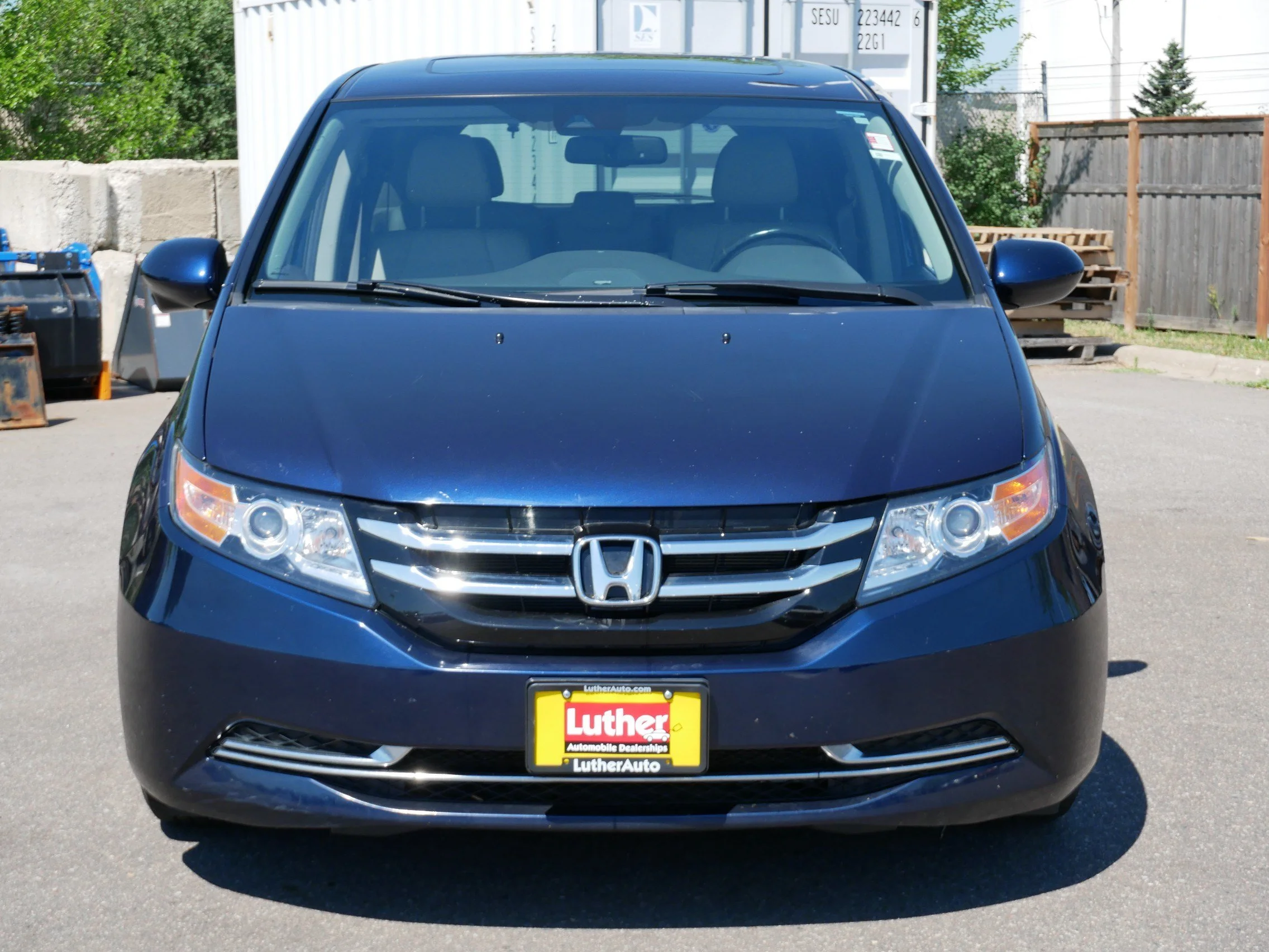 Used 2014 Honda Odyssey EX-L with VIN 5FNRL5H63EB118833 for sale in Hopkins, Minnesota